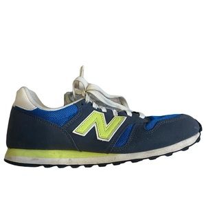 New Balance 373 Blue/Yellow Womens Sneakers Size 7.5